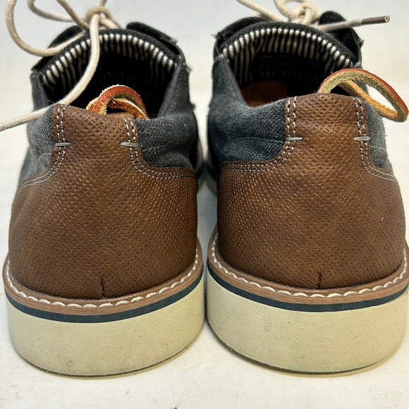 Nunn Bush Barklay Canvas‎ Oxford Shoes Sneakers Men's 11 Comfort Gel Round Toe - Picture 3 of 9